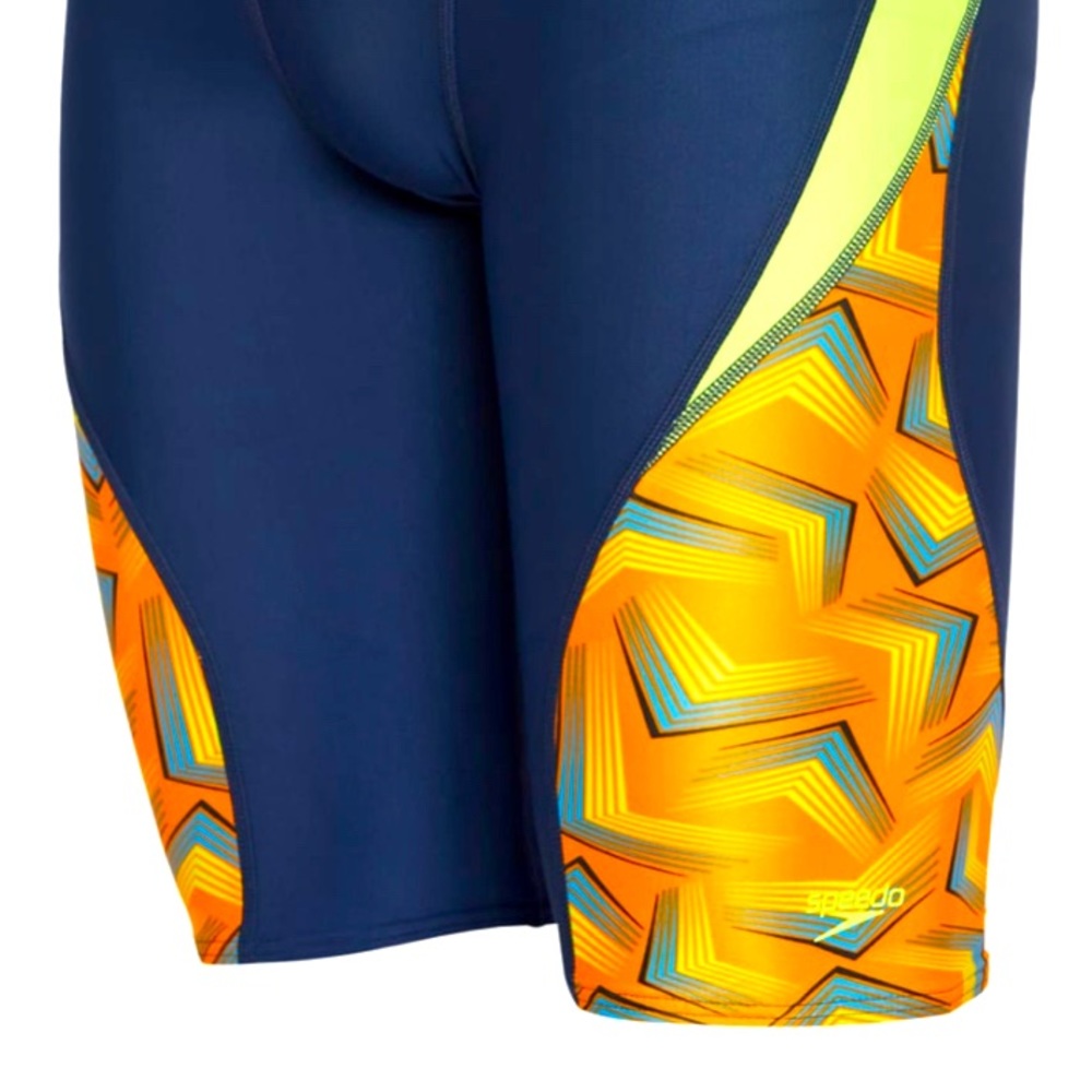 🆕 Speedo NWOT Men's Play The Angles Jammer Swimsuit. S-32. - Picture 1 of 4